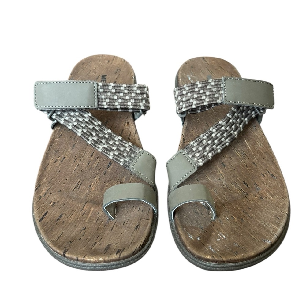 Merrell Lady's Around Town Sunvue Thong Woven High Rise Sandals Size 7